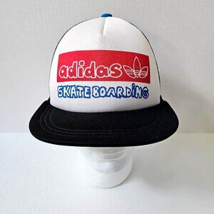 Adidas Hat Cap Mens One Size Skateboarding Mesh Trucker Snapback